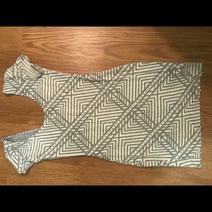 Urban outfitters white & gray pattern dress size M